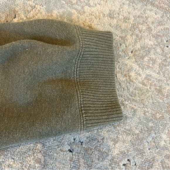 Tommy Bahama Mens XXL Olive Green Half-Zip Sweater PERFECT CONDITION - Picture 5 of 13